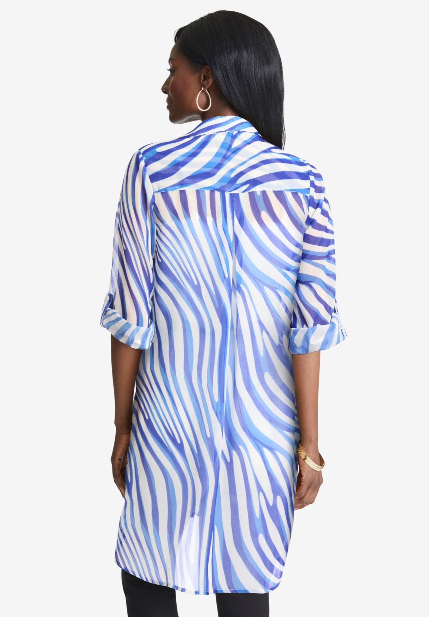 Sheer Georgette Mega Tunic image number 1