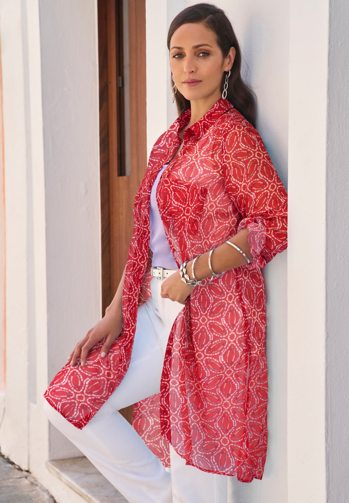 Sheer Georgette Mega Tunic image number 2