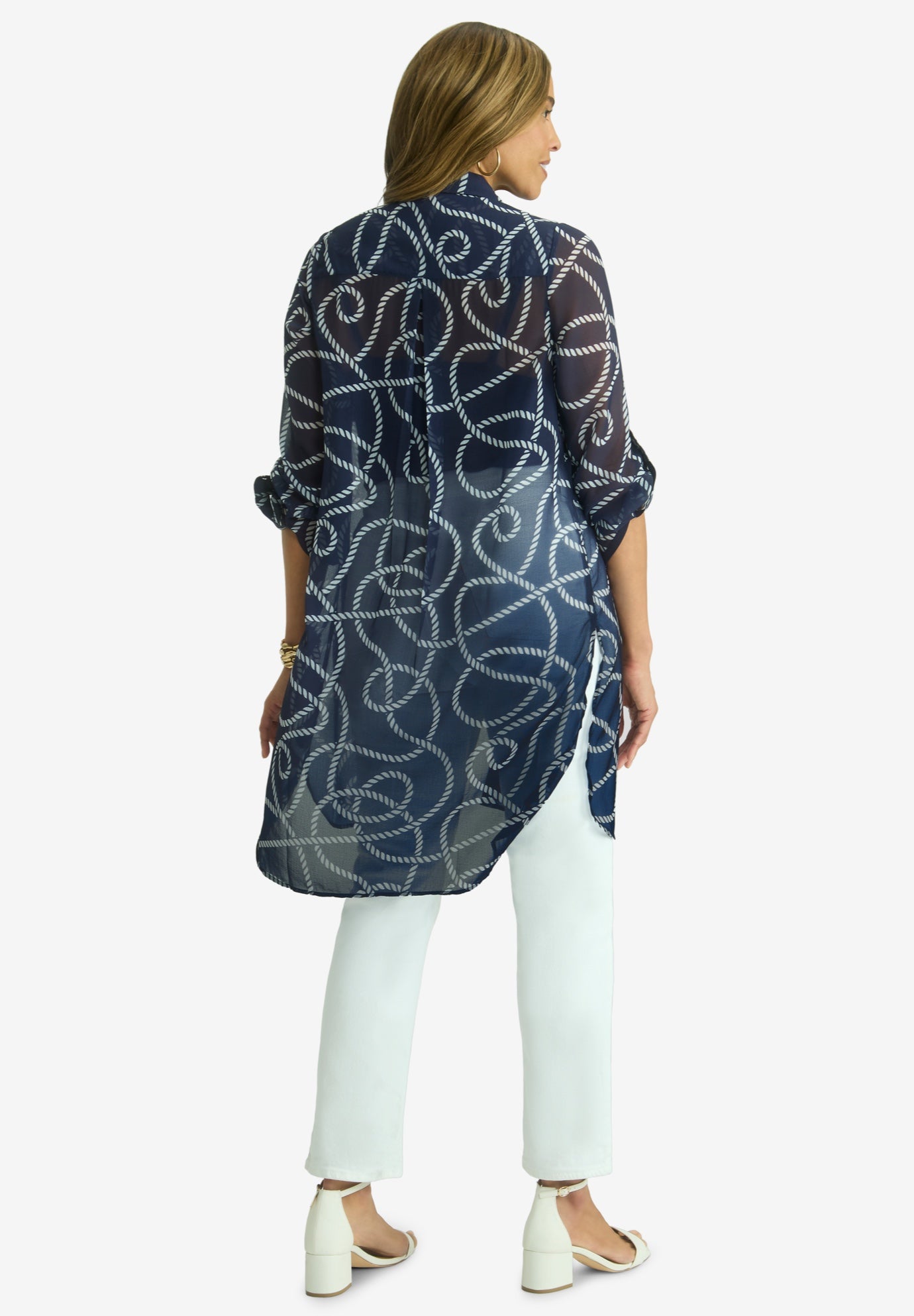 Sheer Georgette Mega Tunic image number 1