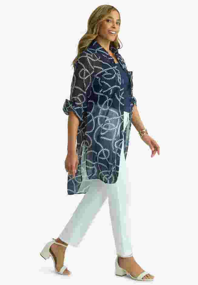 Sheer Georgette Mega Tunic image number 2