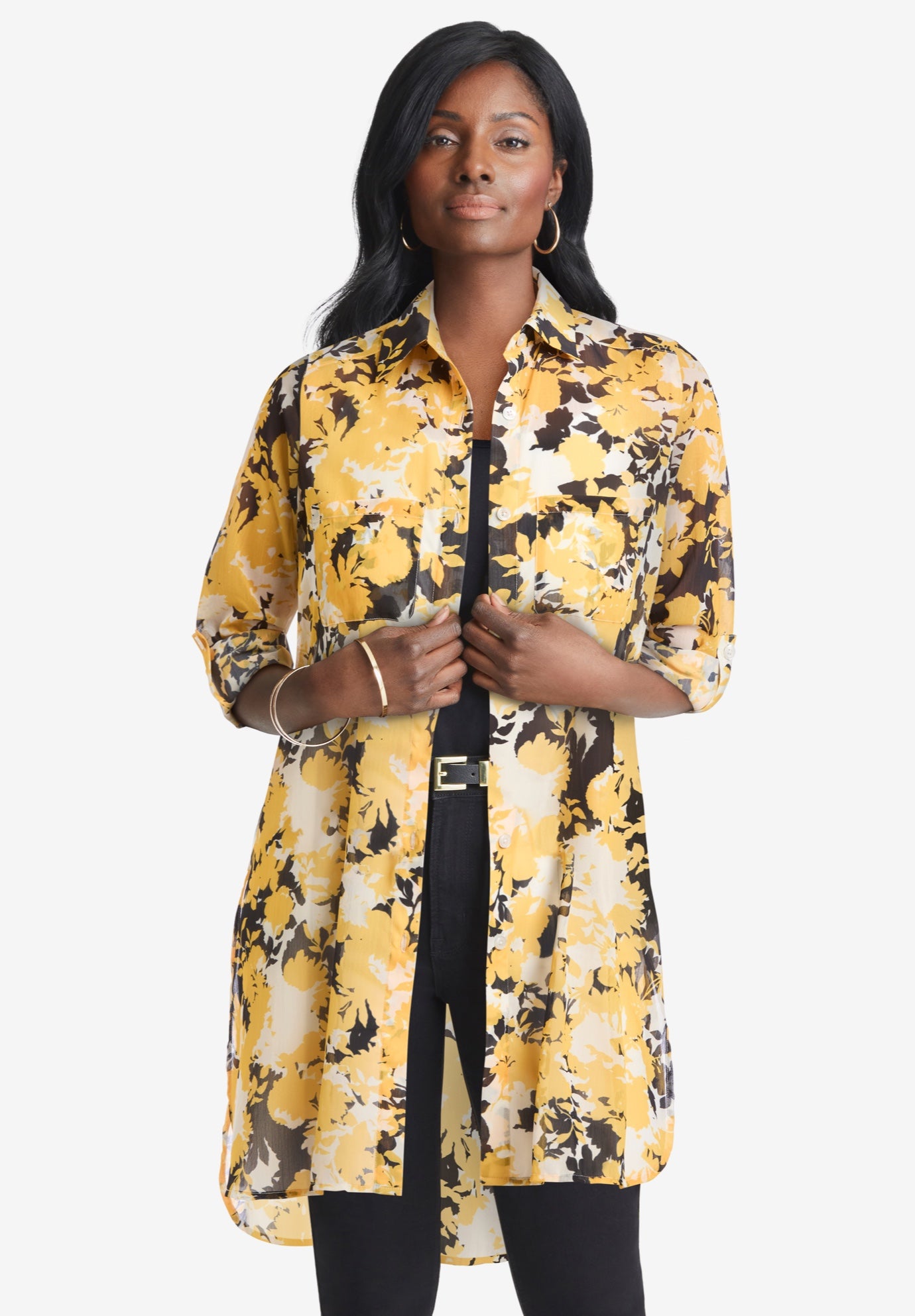 Sheer Georgette Mega Tunic image number 0