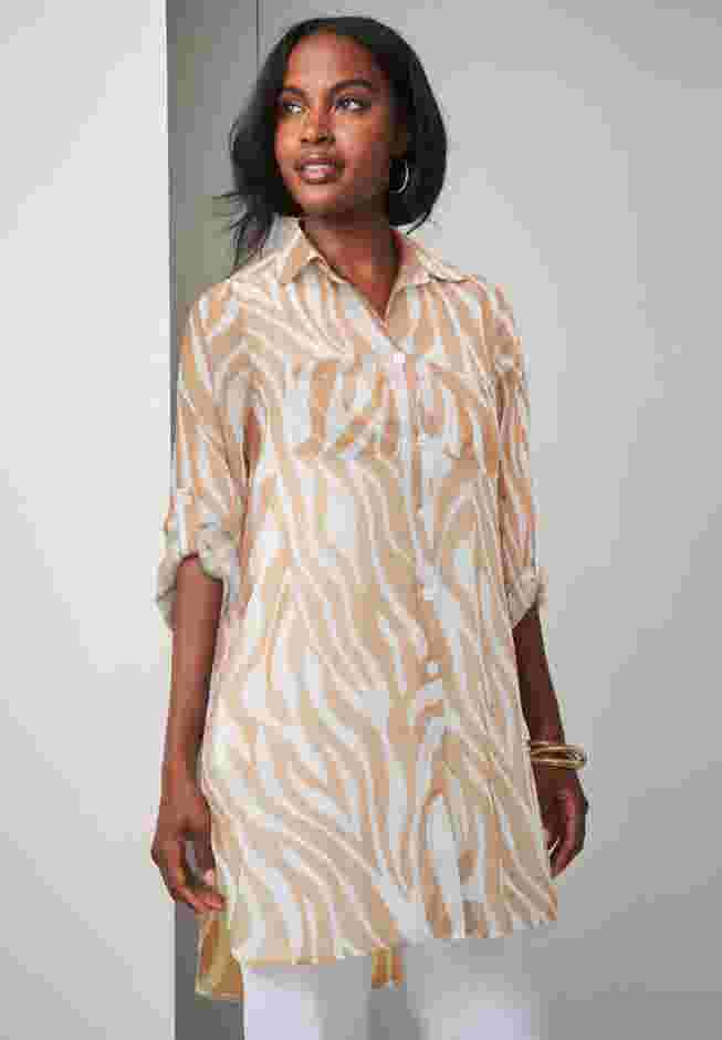Sheer Georgette Mega Tunic image number 0