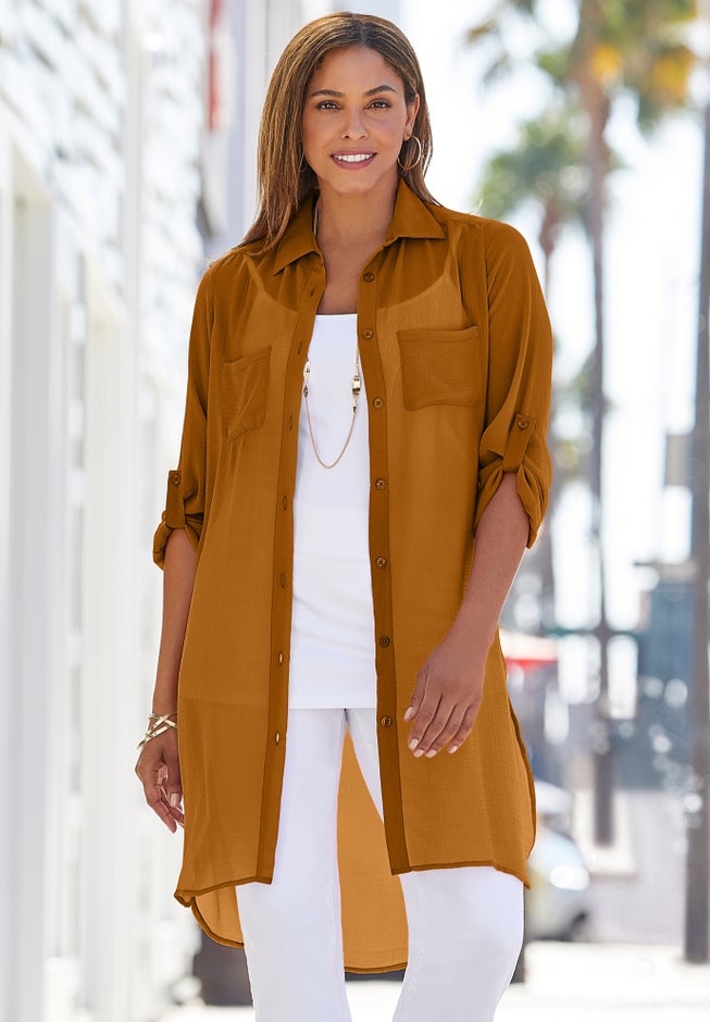 Sheer Georgette Mega Tunic image number 0