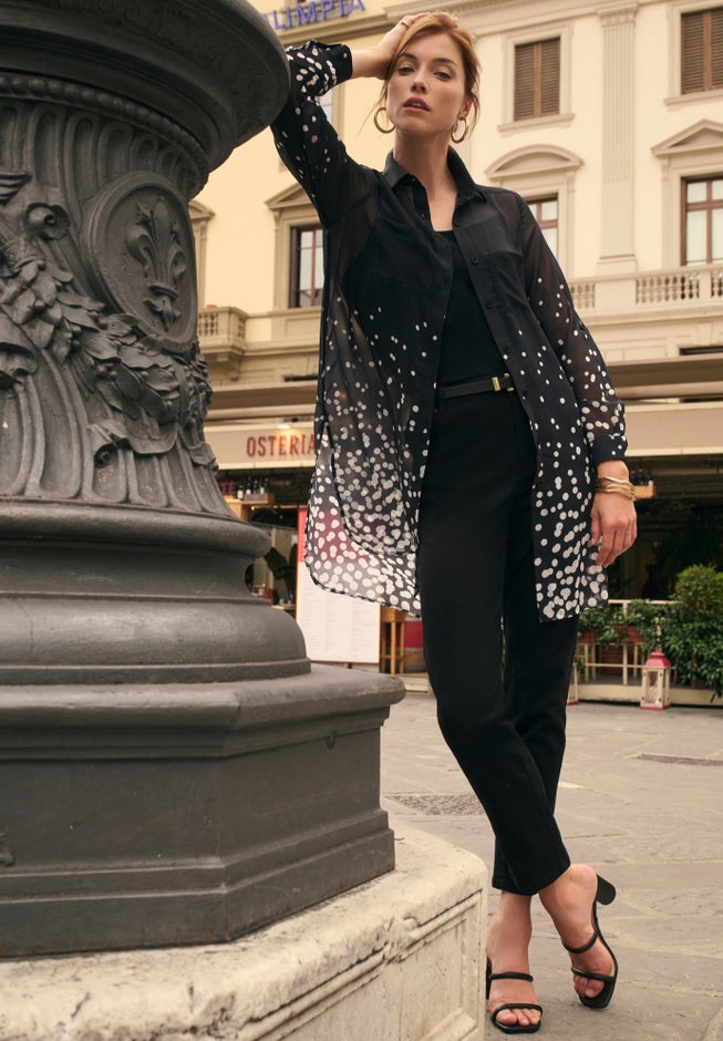 Sheer Georgette Mega Tunic image number 1