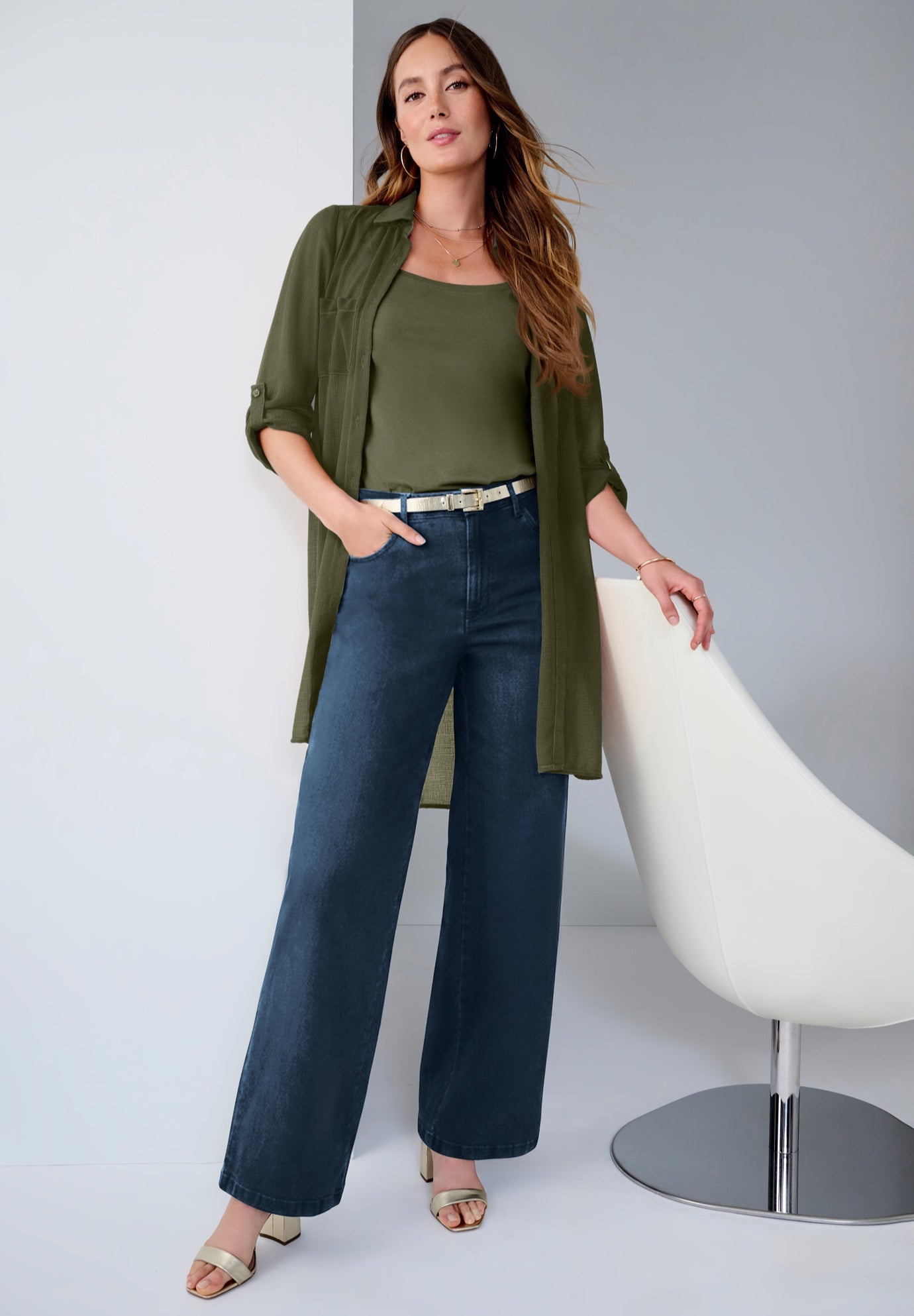 Sheer Georgette Mega Tunic image number 0