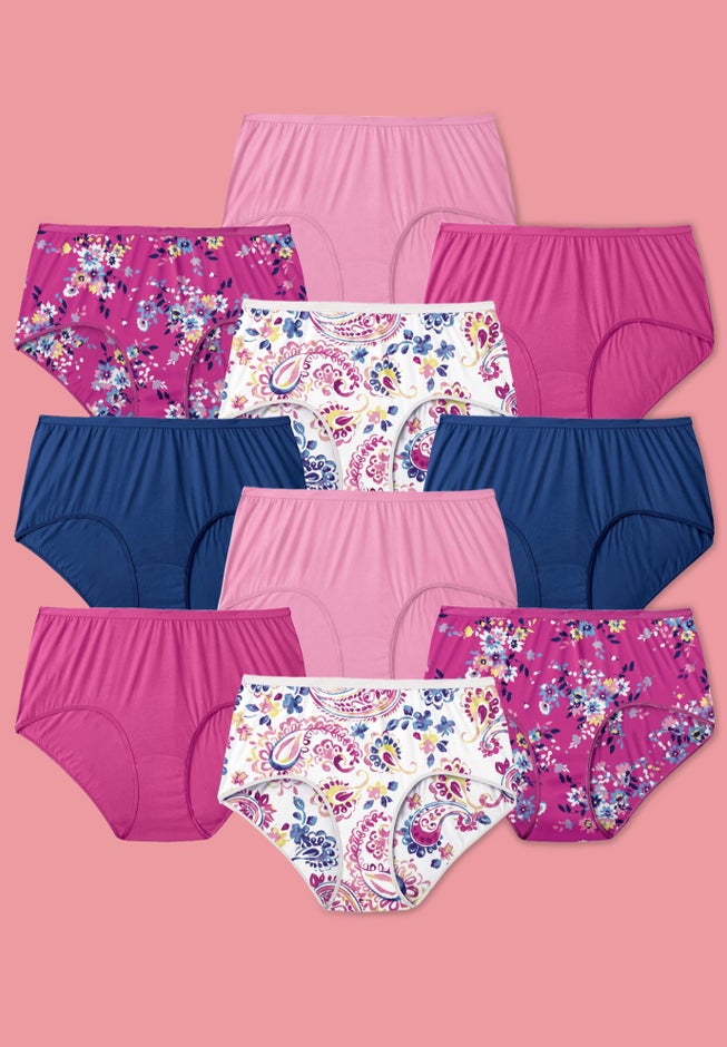 Full Coverage Cotton Brief 10-Pack image number 0