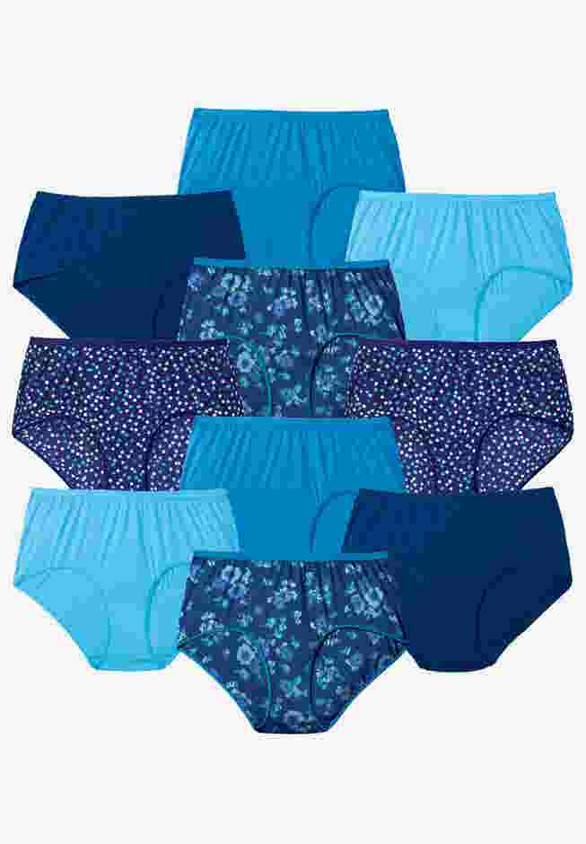 Full Coverage Cotton Brief 10-Pack image number 0