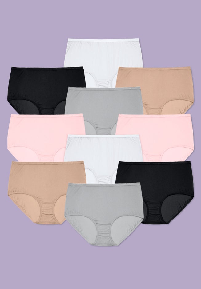 Full Coverage Cotton Brief 10-Pack image number 0