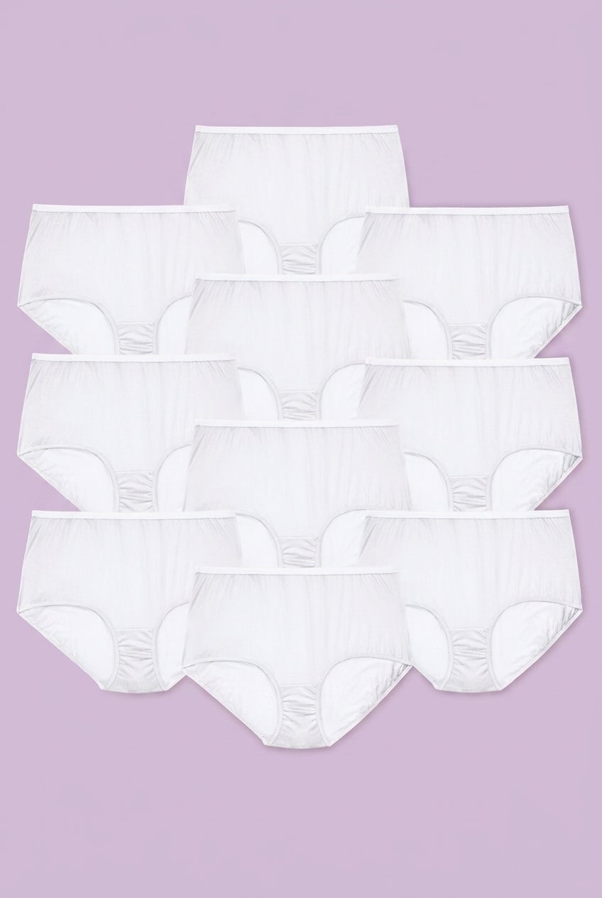 Full Coverage Cotton Brief 10-Pack image number 0