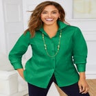 Stretch Poplin Shirt image number null