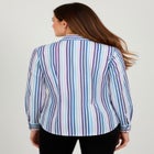 Stretch Cotton Poplin Button Down Shirt image number null