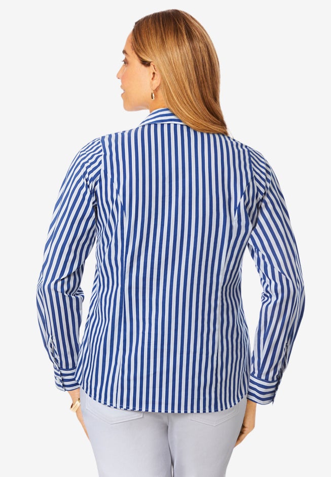 Wrinkle-Free Stretch Poplin Shirt image number 1