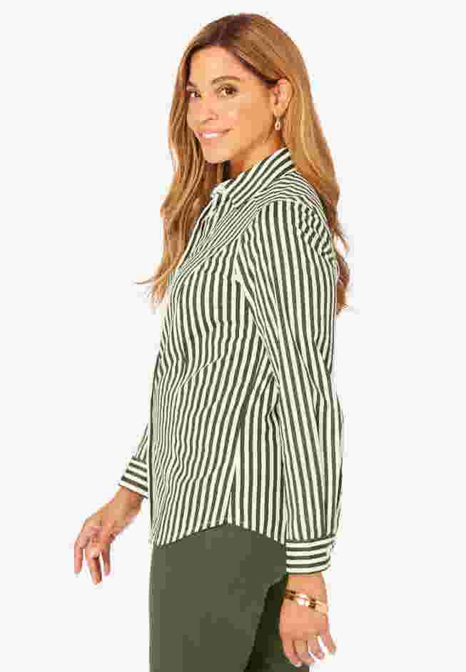 Wrinkle-Free Stretch Poplin Shirt image number 2