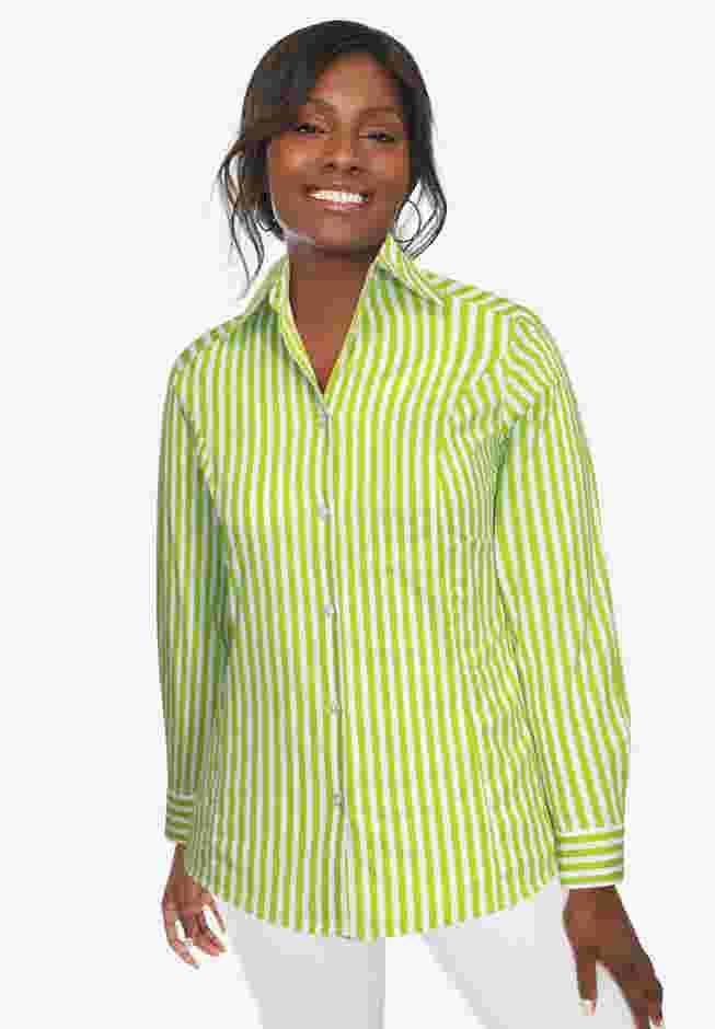 Wrinkle-Free Stretch Poplin Shirt image number 0