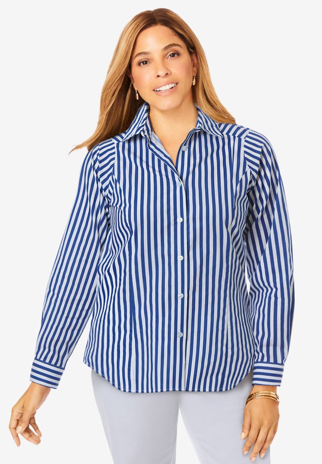 Wrinkle-Free Stretch Poplin Shirt image number 0