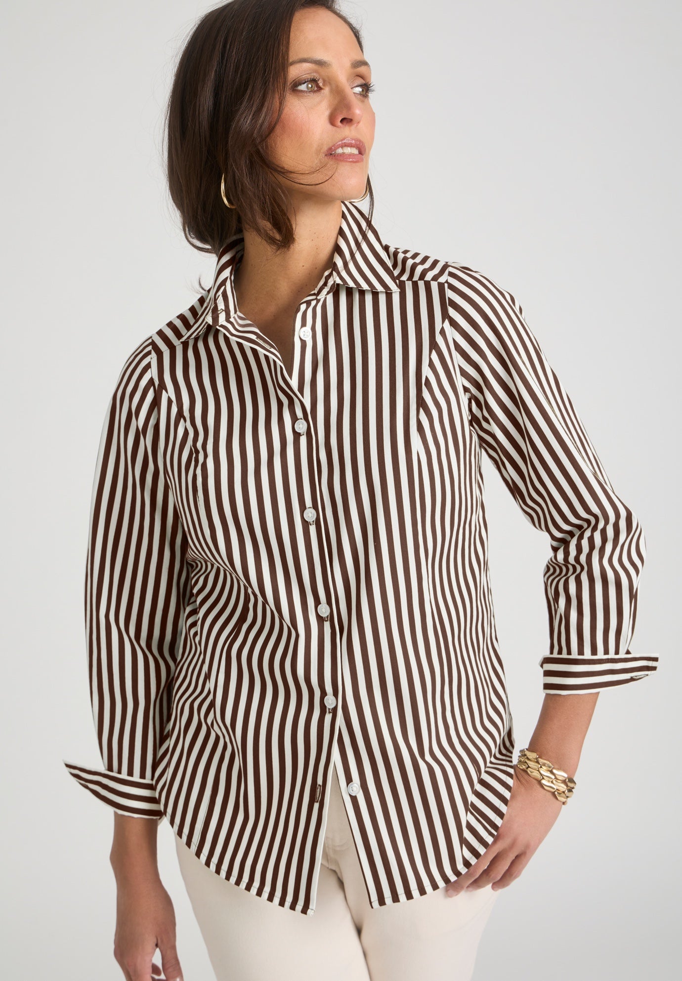 Stretch Poplin Shirt image number 0