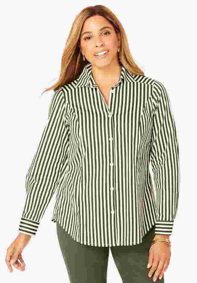 Wrinkle-Free Stretch Poplin Shirt image number 0