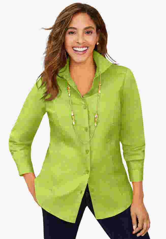 Wrinkle-Free Stretch Poplin Shirt image number 0