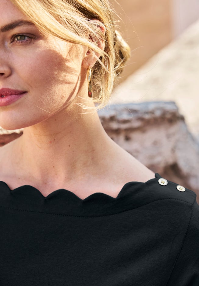 Scallop Boatneck Tunic image number 1