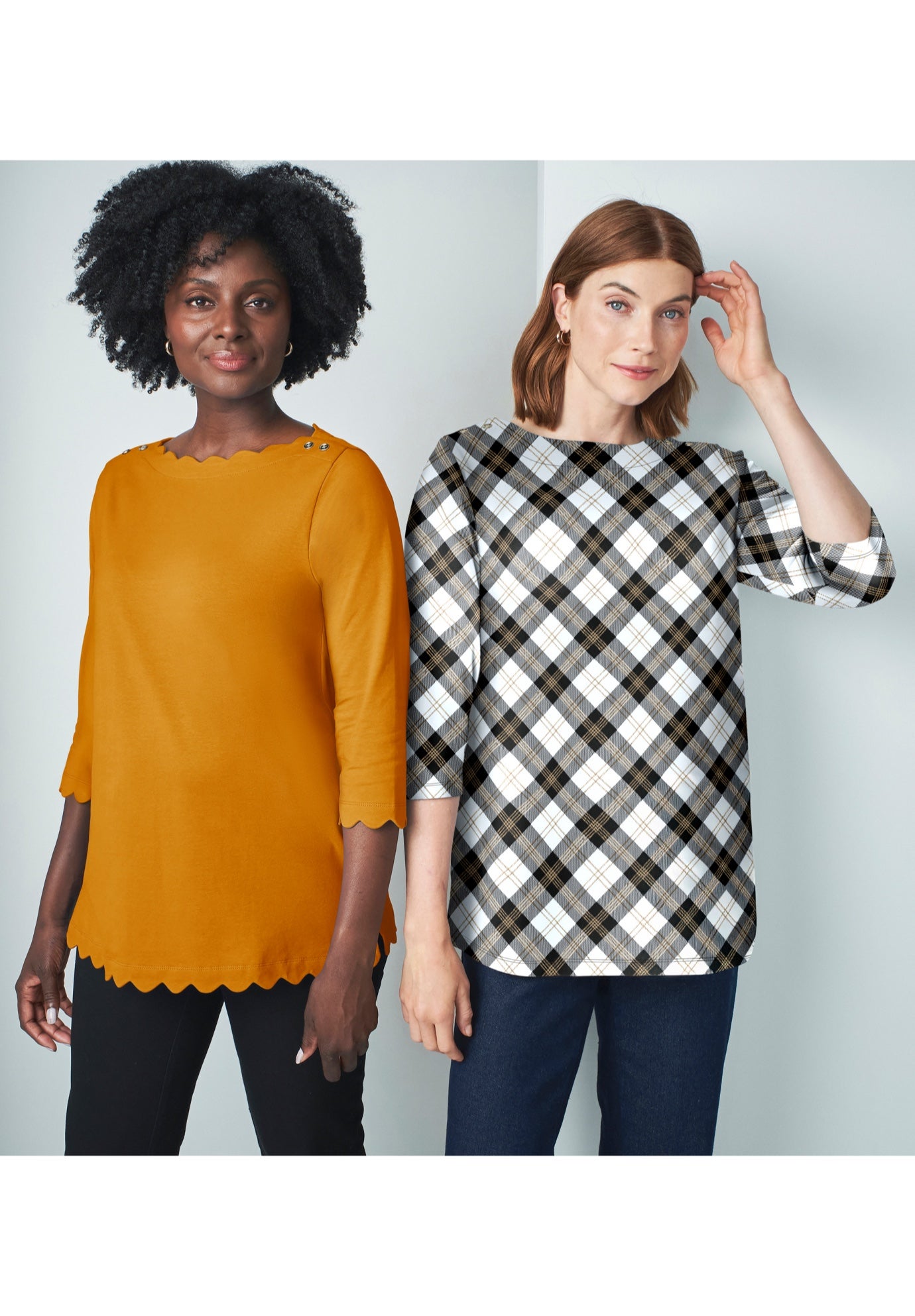 Scallop Boatneck Tunic image number 3