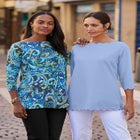 Scallop Boatneck Tunic image number 1