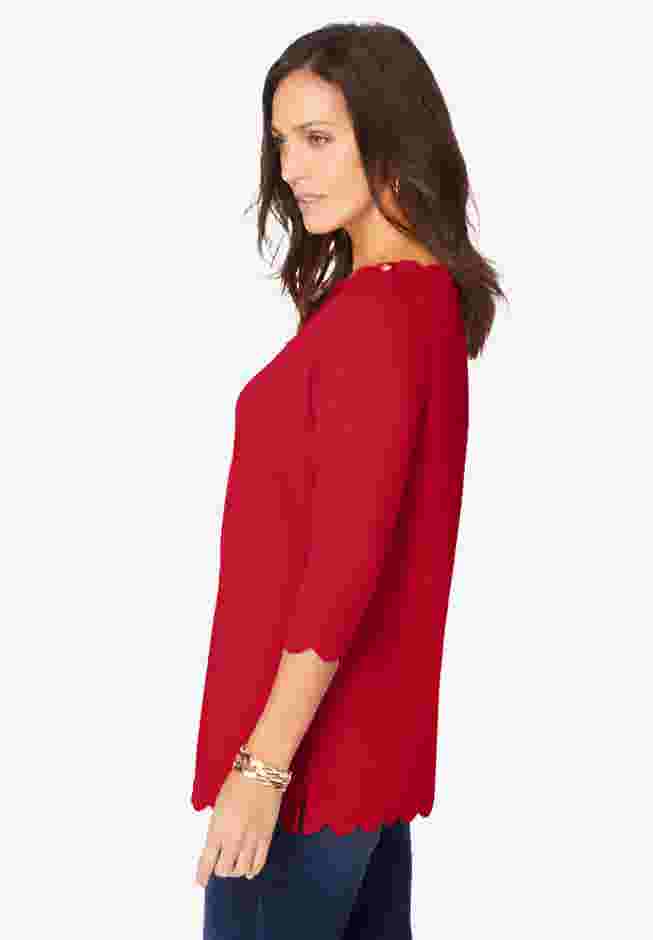Scallop Boatneck Tunic image number 2