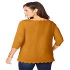 Scallop Boatneck Tunic image number null