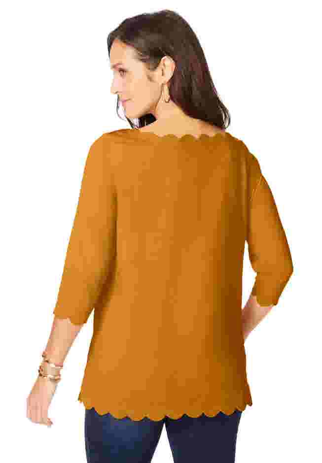 Scallop Boatneck Tunic image number 2