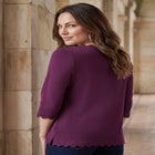 Scallop Boatneck Tunic image number null