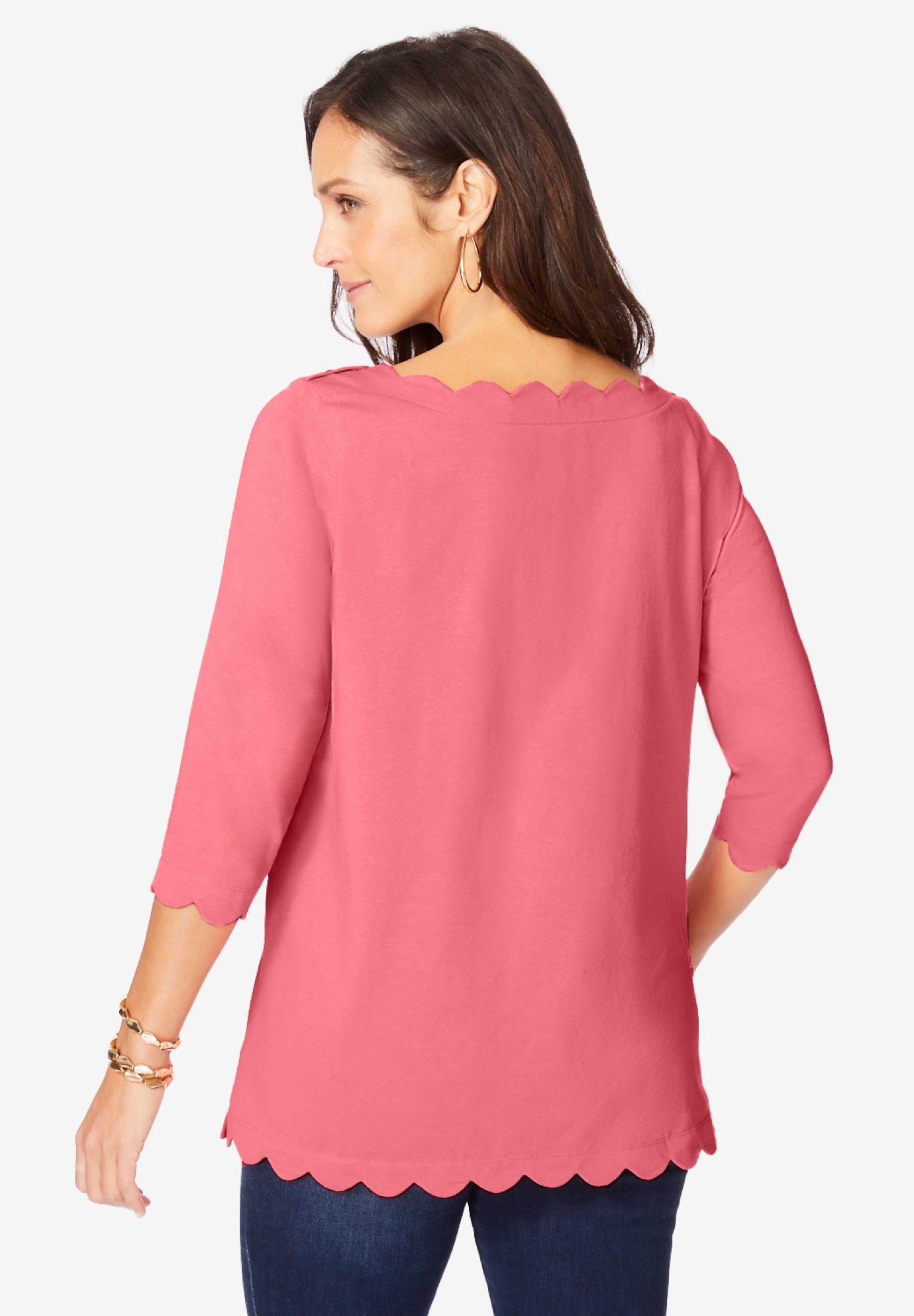 Scallop Boatneck Tunic image number 2