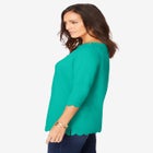 Scallop Boatneck Tunic image number null