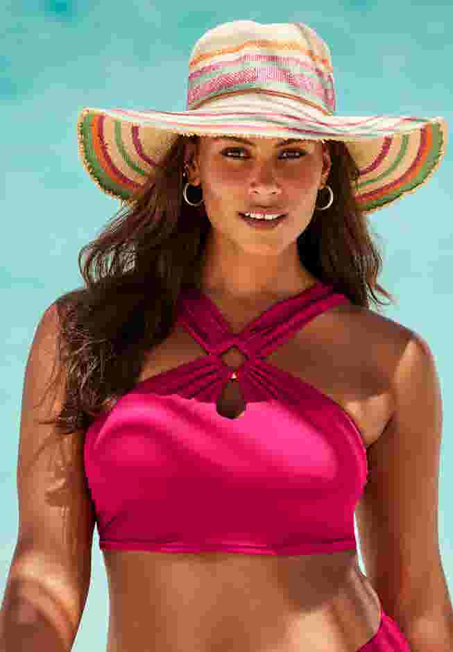 High Neck Halter Bikini Top image number 0