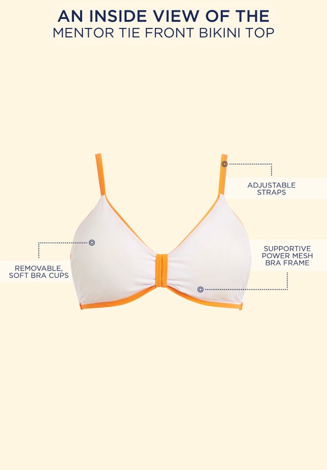 Mentor Tie Front Bikini Top image number 2