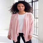 Plus Size Lightweight Handkerchief Hem Cardigan Sweater image number null