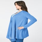 Plus Size Lightweight Handkerchief Hem Cardigan Sweater image number null