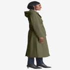 Double Breasted Long Trench Raincoat image number null