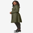 Pleated Trench Coat image number null