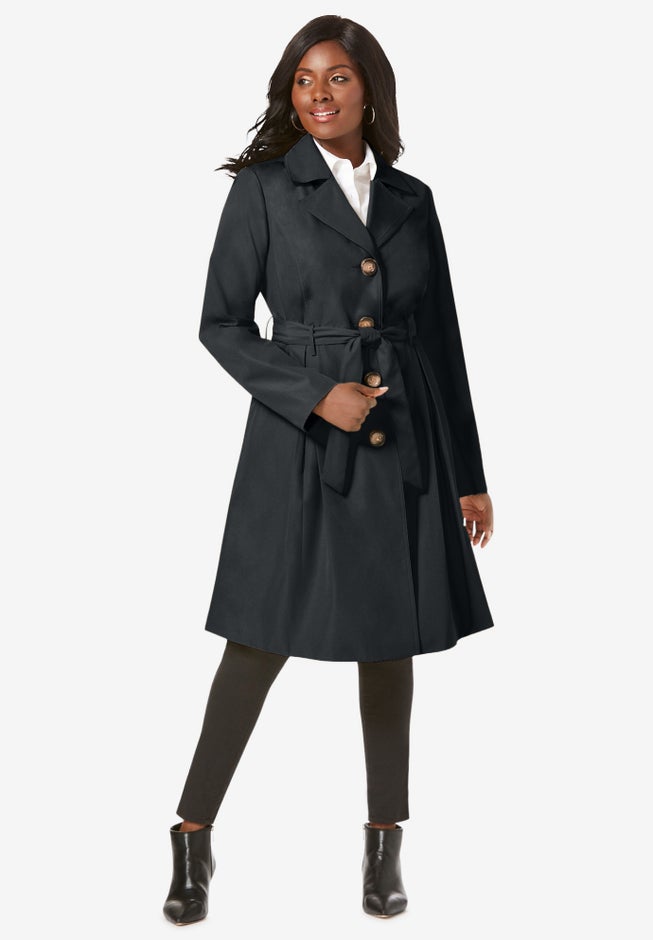 Pleated Trench Coat image number 0