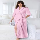 Plush Wrap Robe image number null