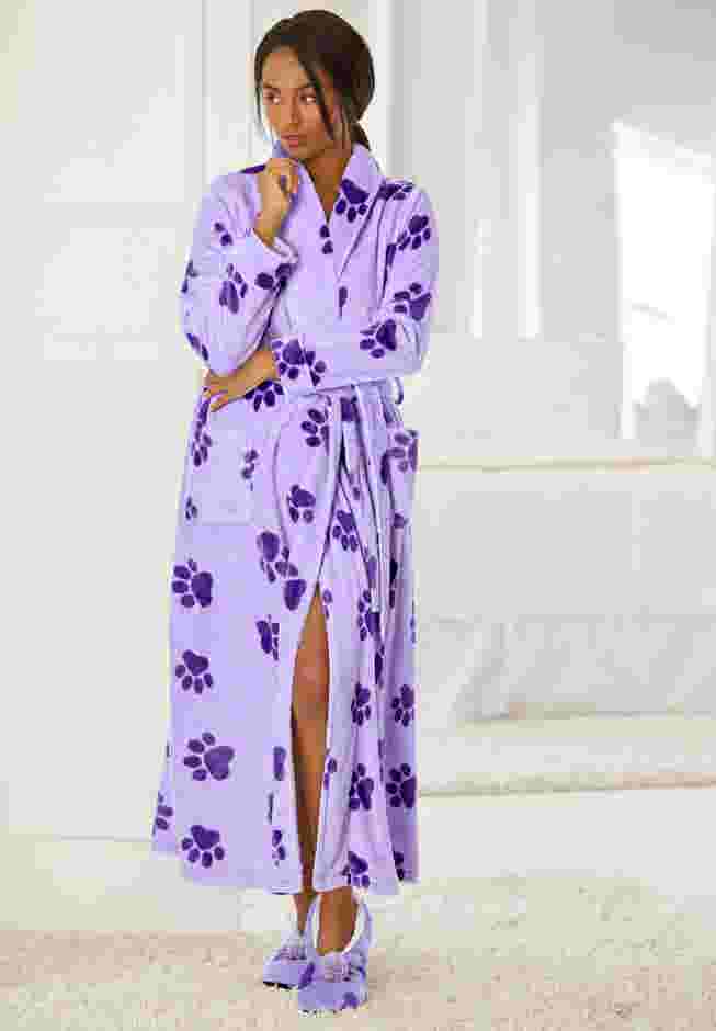 Plush Wrap Robe image number 4