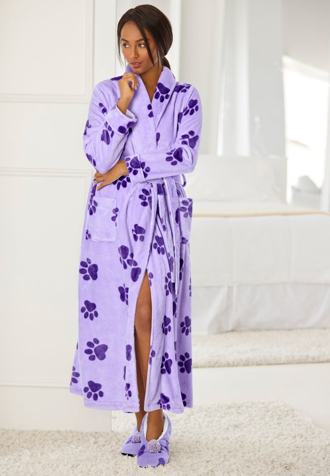 Plush Wrap Robe image number 4