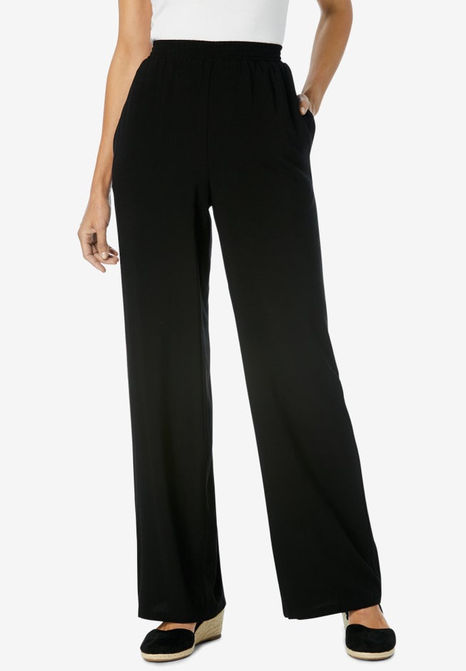 Pull-On Elastic Waist Soft Pants image number 0