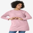 French Terry Love Tunic Sweatshirt image number null