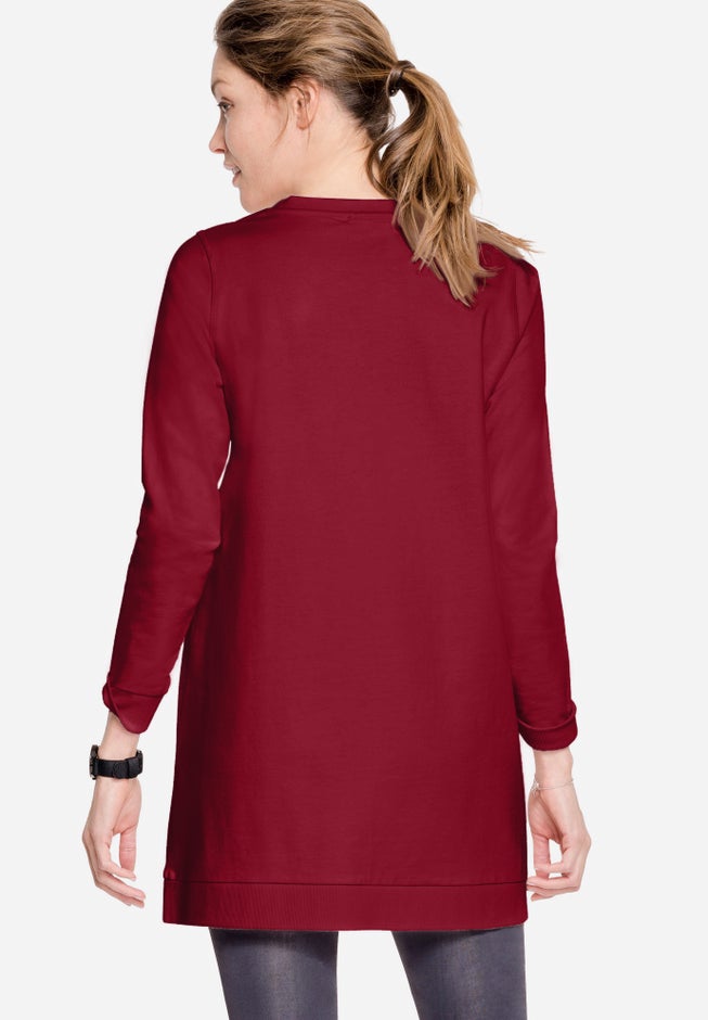 French Terry Love Tunic Sweatshirt image number 1