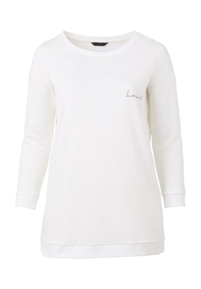 French Terry Love Tunic Sweatshirt image number 3