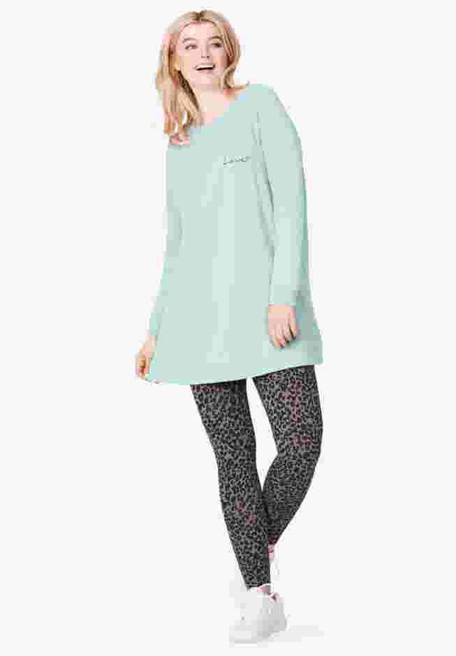 French Terry Love Tunic Sweatshirt image number 0