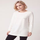 French Terry Love Tunic Sweatshirt image number 0