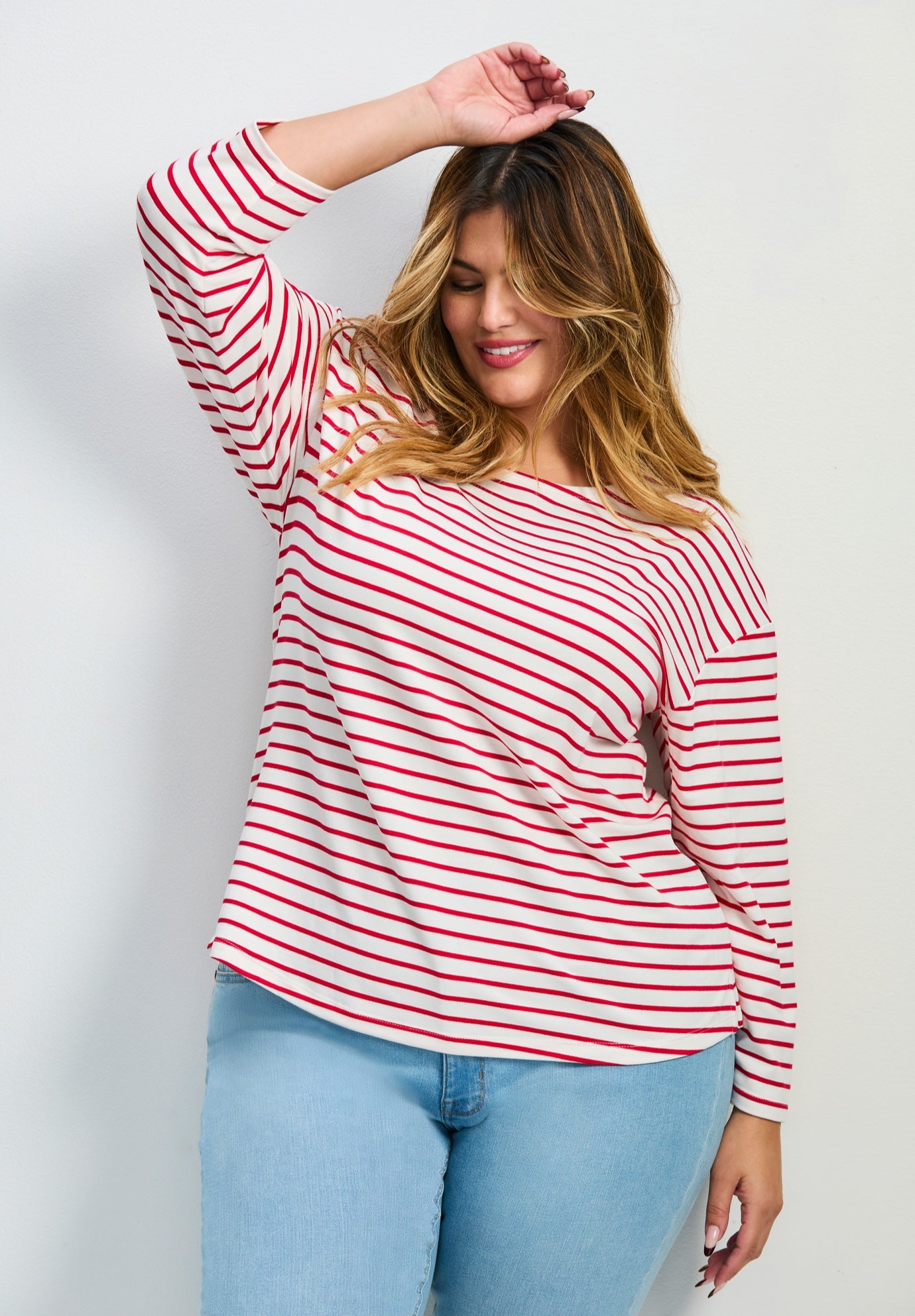 Aimee Stripe Top image number 0
