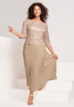 Plus Size Mother of the Bride & Groom Dresses | Roaman's Plus Size Mother of the Bride & Groom Dresses | Roaman's