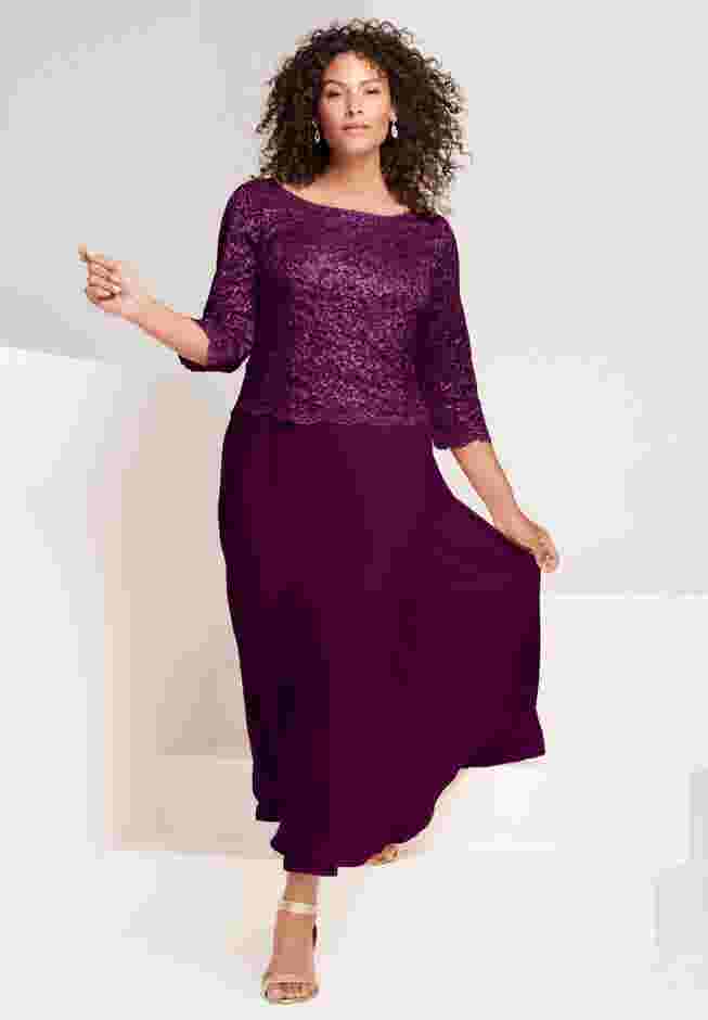 Lace Popover Gown image number 0